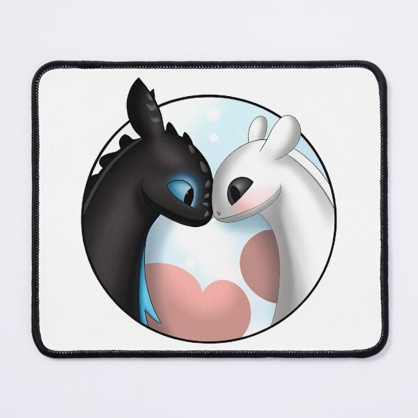 Item preview, Toothless And Night Fury, Light Fury And Toothless designed and sold by graphic-genie.