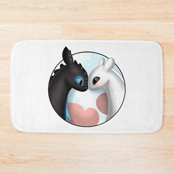 Item preview, Toothless And Night Fury, Light Fury And Toothless designed and sold by graphic-genie.