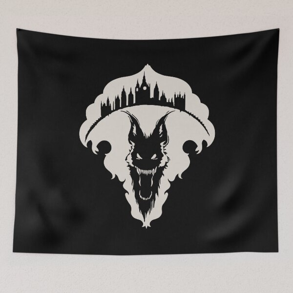 Item preview, American Werewolf in London horror inspiration white designed and sold by LapinMagnetik.