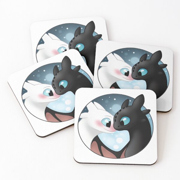 Item preview, Toothless And Night Fury, Light Fury And Toothless designed and sold by graphic-genie.