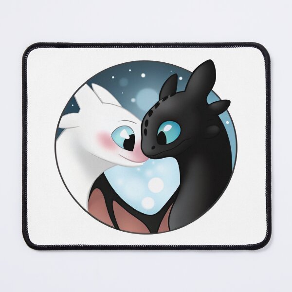 Item preview, Toothless And Night Fury, Light Fury And Toothless designed and sold by graphic-genie.