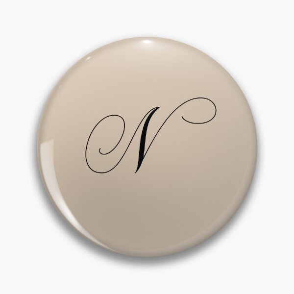 Item preview, Calligraphy Capital Letter N designed and sold by AK & Co..