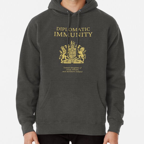 Mens Diplomatic Immunity Bling Logo Sweatshirt Medium store