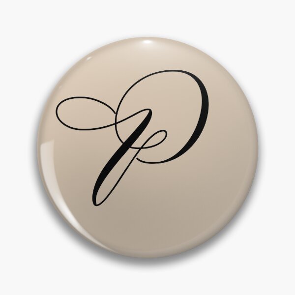Item preview, Calligraphy Capital Letter P designed and sold by AK & Co..