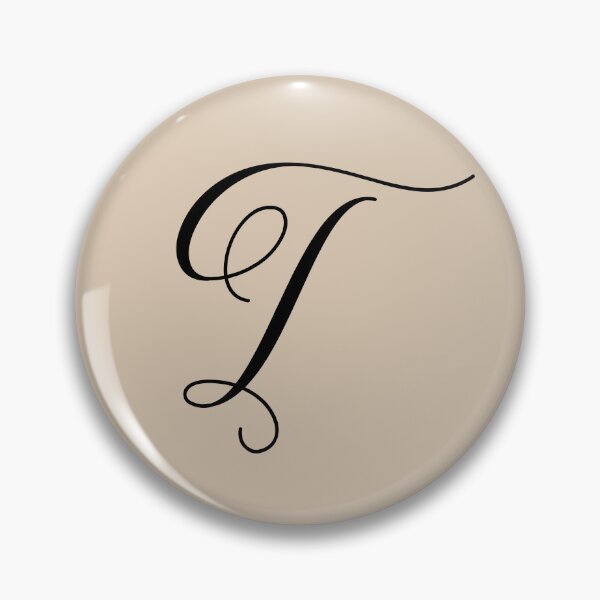 Item preview, Calligraphy Capital Letter T designed and sold by AK & Co..