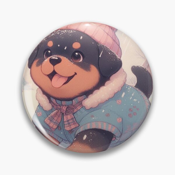 Item preview, Lindo cachorro de pastor alemán kawaii en un paraíso invernal designed and sold by FaydeFlora.