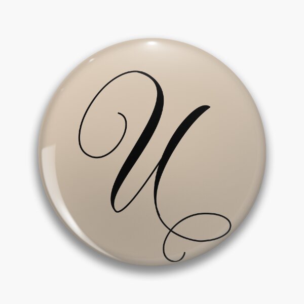 Item preview, Calligraphy Capital Letter U designed and sold by AK & Co..