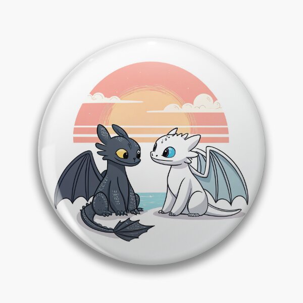 Item preview, Toothless And Night Fury, Light Fury And Toothless designed and sold by graphic-genie.