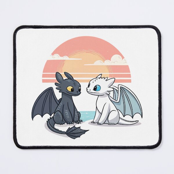 Item preview, Toothless And Night Fury, Light Fury And Toothless designed and sold by graphic-genie.
