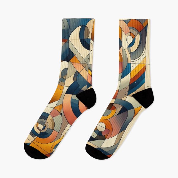 Item preview, Things Work In Their Own Way - Bauhaus Modern Contemporary, Warm Colors designed and sold by Mermaid's Whimsy.