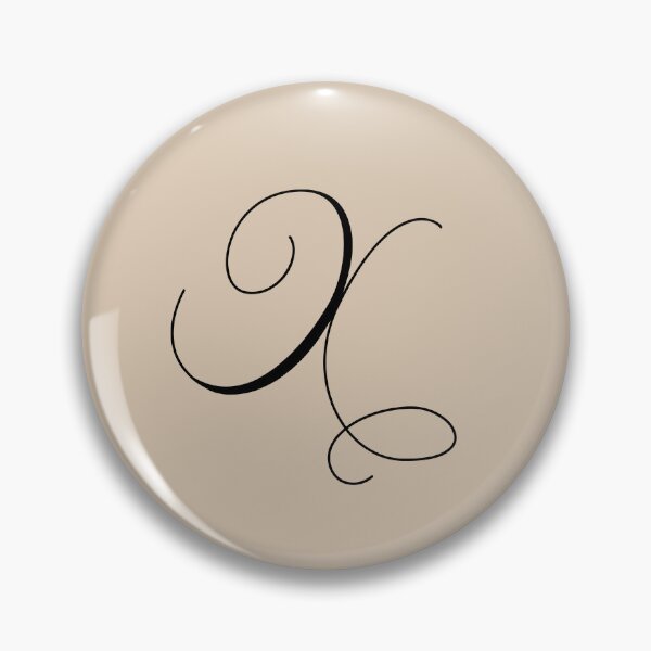 Item preview, Calligraphy Capital Letter X designed and sold by AK & Co..