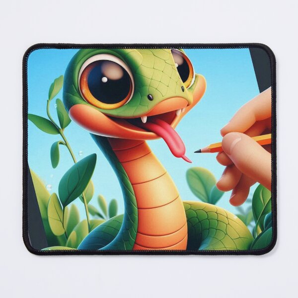 Item preview, Playful Snake Illustration - Adorable Cartoon Snake for Kids" designed and sold by choder61.