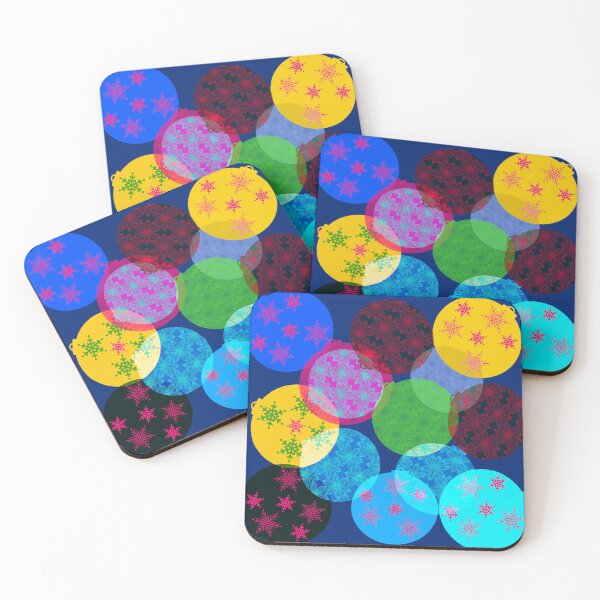 Item preview, Hand Drawn Colorful Christmas Balls / Colorful Christmas Decorations designed and sold by Victoria Rose.