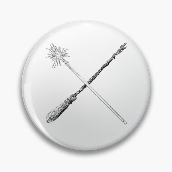 Item preview, Broomstick and Wand - Wicked designed and sold by artwithkristen.
