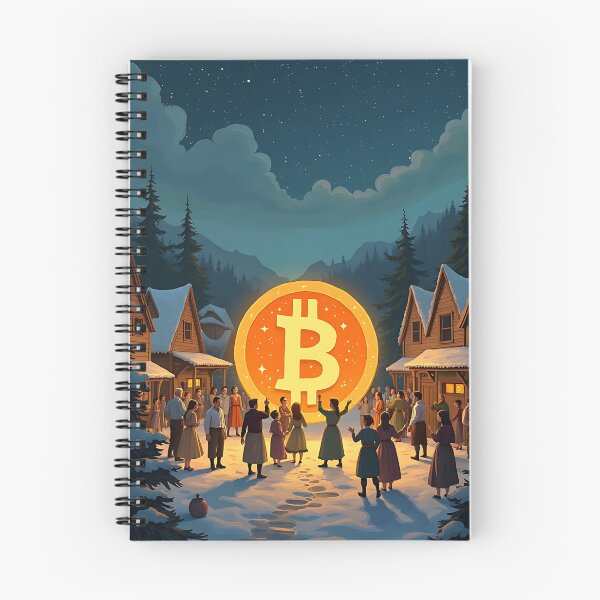 Item preview, Bitcoin Aurora Northern Lights of Crypto designed and sold by RadDeck.