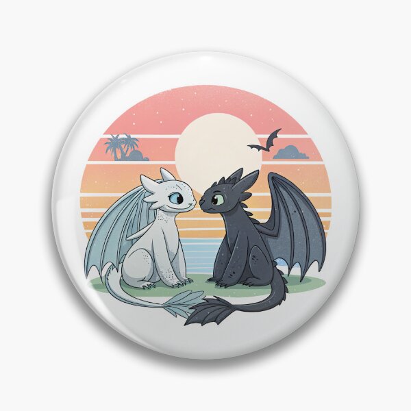 Item preview, Toothless And Night Fury, Light Fury And Toothless designed and sold by graphic-genie.