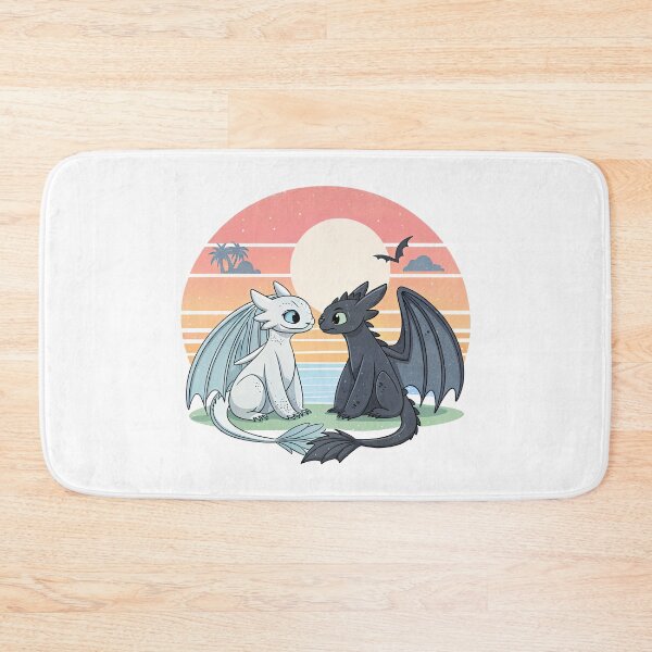 Item preview, Toothless And Night Fury, Light Fury And Toothless designed and sold by graphic-genie.