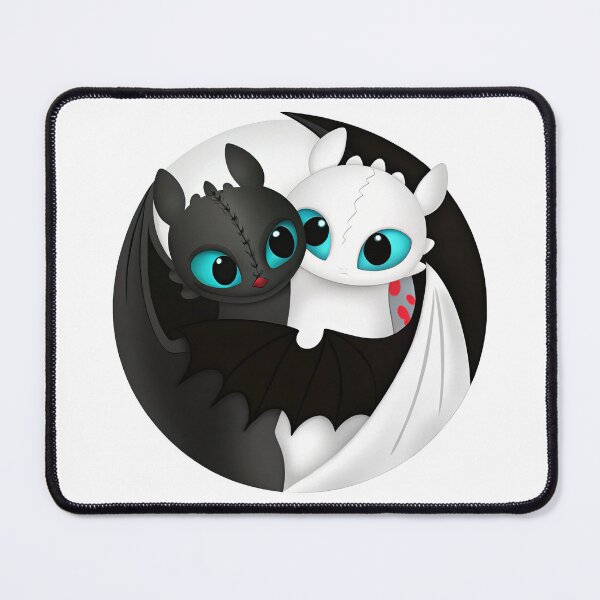 Item preview, Toothless And Night Fury, Light Fury And Toothless designed and sold by graphic-genie.