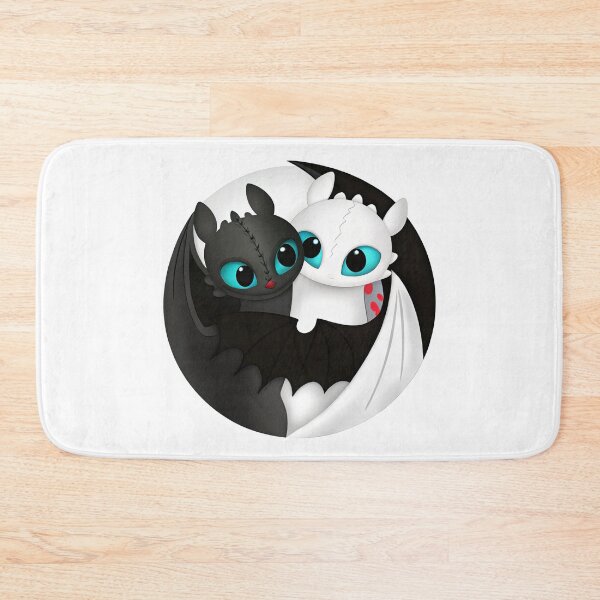 Item preview, Toothless And Night Fury, Light Fury And Toothless designed and sold by graphic-genie.