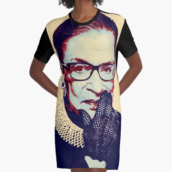 RBG I Dissent Graphic T-Shirt Dress