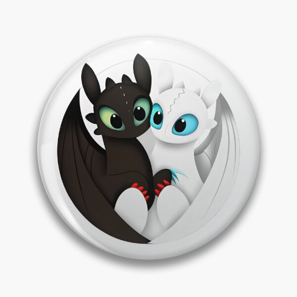 Item preview, Toothless And Night Fury, Light Fury And Toothless designed and sold by graphic-genie.