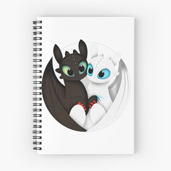 Item preview, Toothless And Night Fury, Light Fury And Toothless designed and sold by graphic-genie.