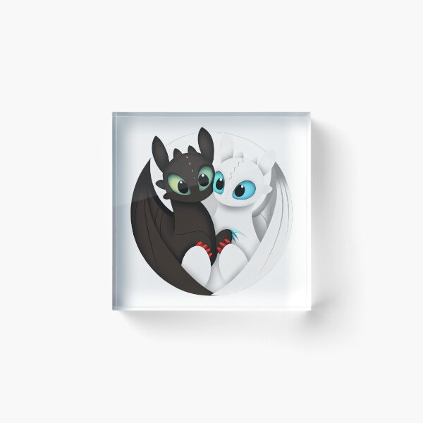 Item preview, Toothless And Night Fury, Light Fury And Toothless designed and sold by graphic-genie.