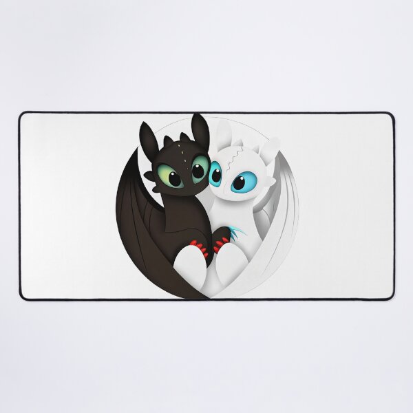 Item preview, Toothless And Night Fury, Light Fury And Toothless designed and sold by graphic-genie.