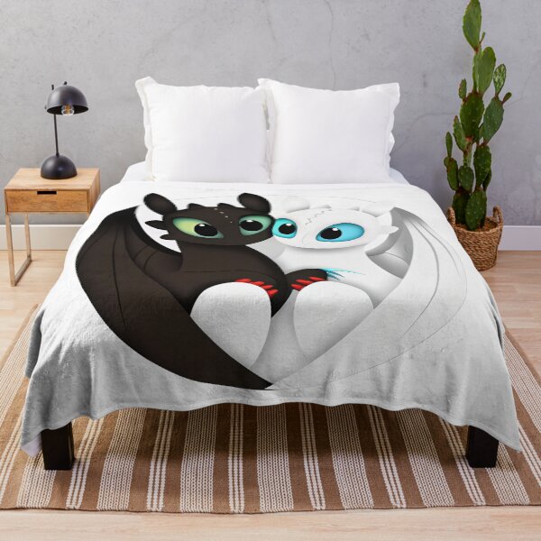 Item preview, Toothless And Night Fury, Light Fury And Toothless designed and sold by graphic-genie.
