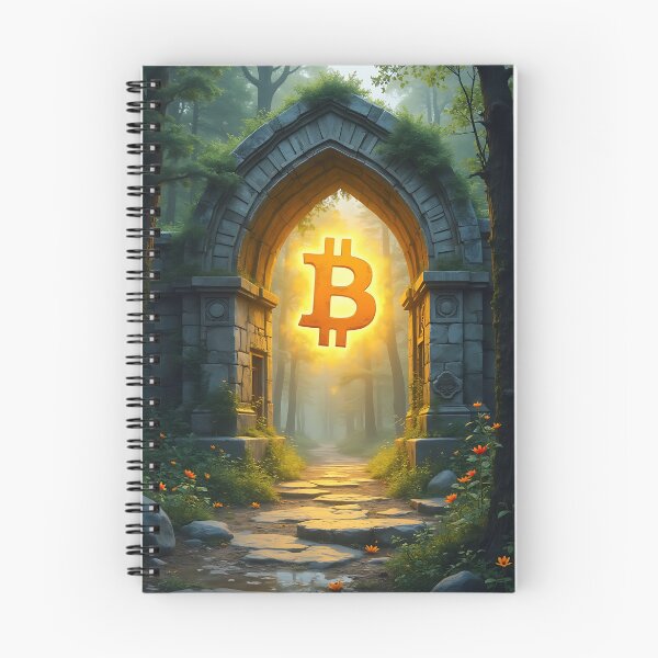 Item preview, Patrones de cuadrícula de Bitcoin del progreso de las criptomonedas designed and sold by RadDeck.