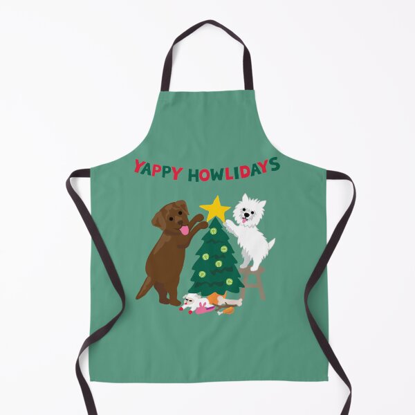 Item preview, Yappy Howlidays (Lab & Westie) designed and sold by Michelle Phong.