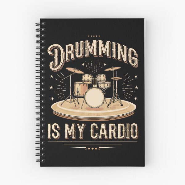 Item preview, Drumming Is My Cardio - Funny Drummer Art For Men Women Drum Set Drumming Lovers designed and sold by stmpdwrld.