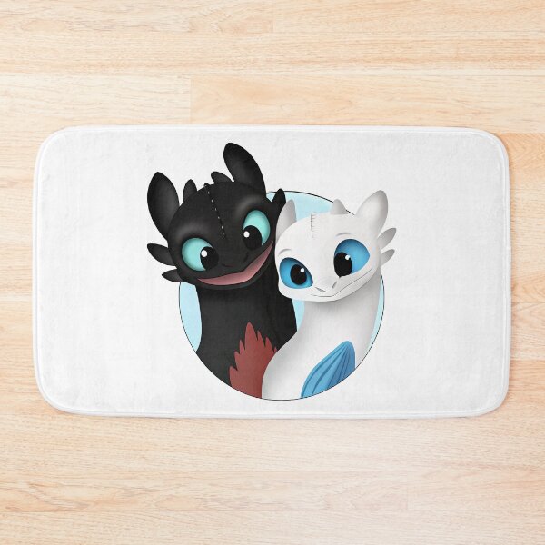 Item preview, Toothless And Night Fury, Light Fury And Toothless designed and sold by graphic-genie.