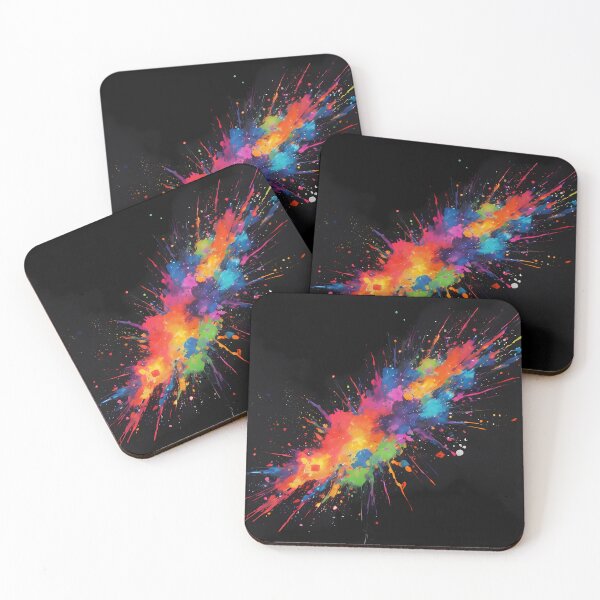 Item preview, Dark Abstract Colorful Explosion designed and sold by papi1998.