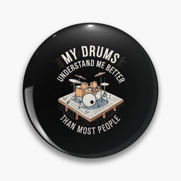Item preview, My Drums Understand Me Better - Funny Drummer Art For Men Women Drum Set Drumming Lovers designed and sold by stmpdwrld.