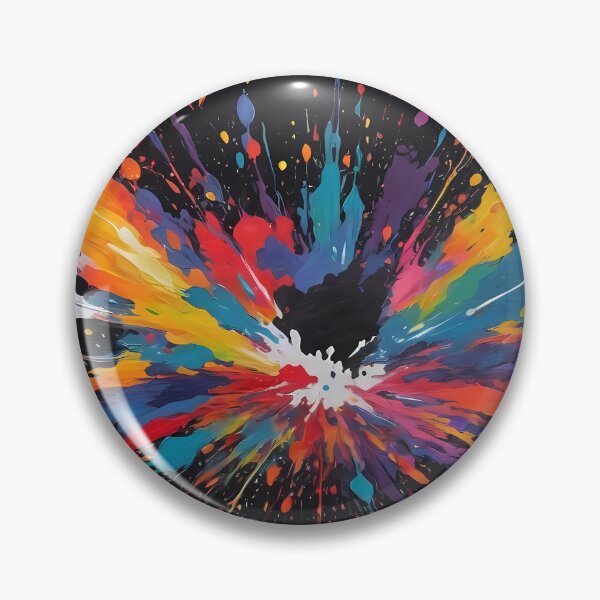 Item preview, Dark Abstract Colorful Explosion designed and sold by papi1998.