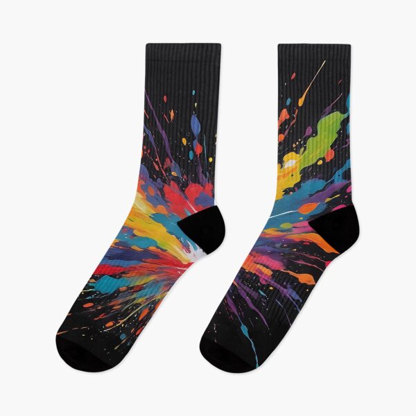 Item preview, Dark Abstract Colorful Explosion designed and sold by papi1998.