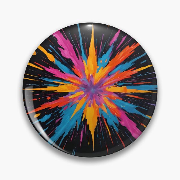 Item preview, Dark Abstract Colorful Explosion designed and sold by papi1998.