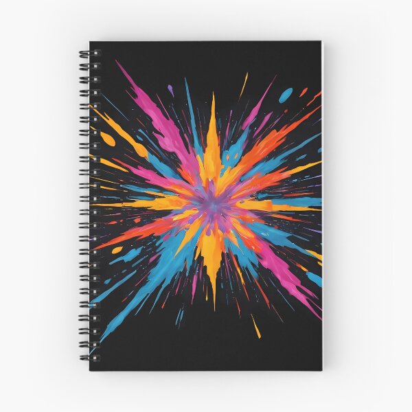 Item preview, Dark Abstract Colorful Explosion designed and sold by papi1998.