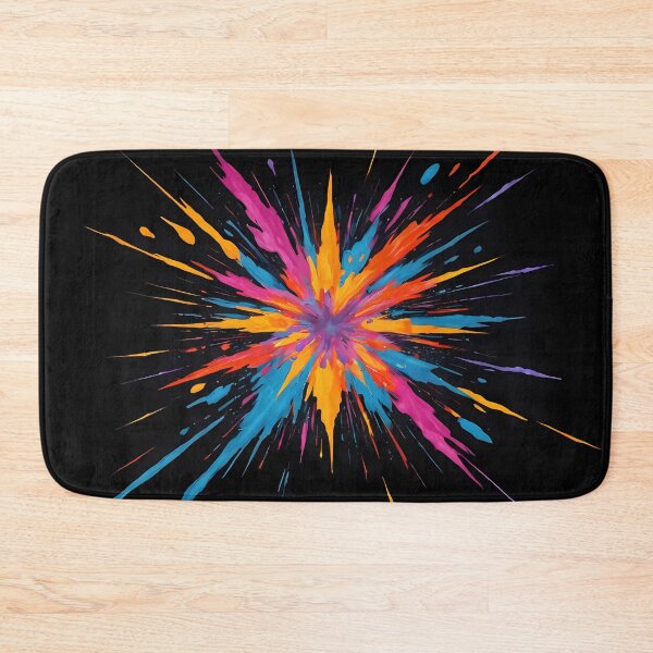 Item preview, Dark Abstract Colorful Explosion designed and sold by papi1998.
