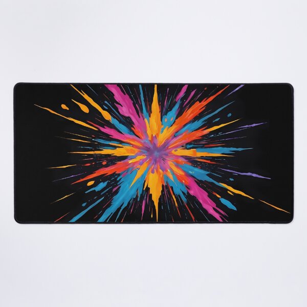 Item preview, Dark Abstract Colorful Explosion designed and sold by papi1998.