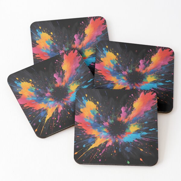 Item preview, Dark Abstract Colorful Explosion designed and sold by papi1998.
