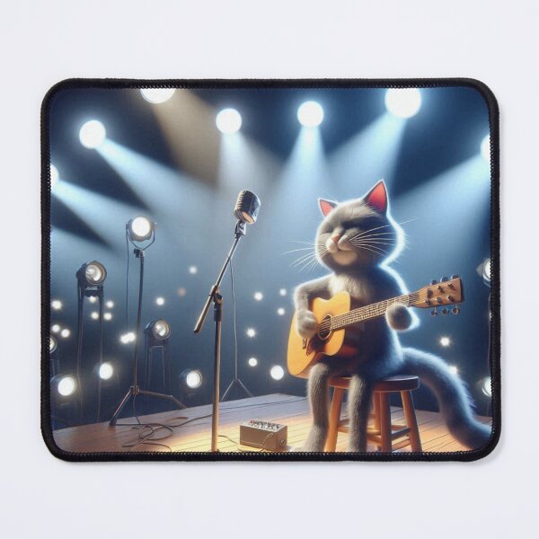 Item preview, Talented Cat Musician Performs on Stage designed and sold by choder61.