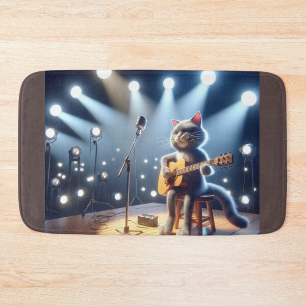 Item preview, Talented Cat Musician Performs on Stage designed and sold by choder61.