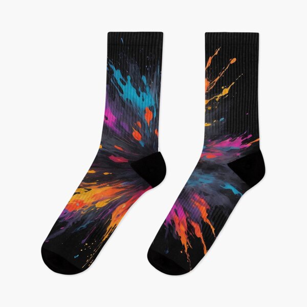 Item preview, Dark Abstract Colorful Explosion designed and sold by papi1998.