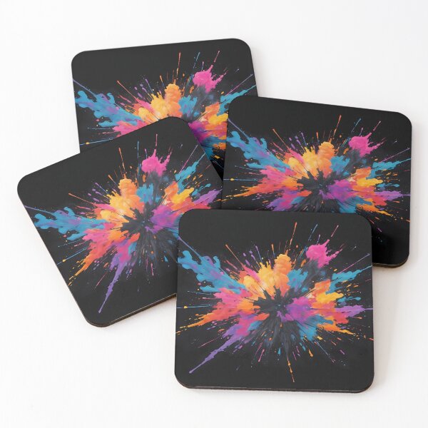 Item preview, Dark Abstract Colorful Explosion designed and sold by papi1998.