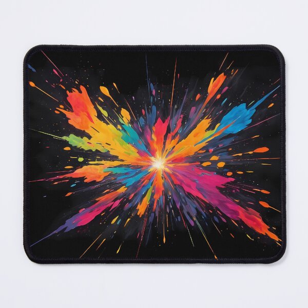 Item preview, Dark Abstract Colorful Explosion designed and sold by papi1998.