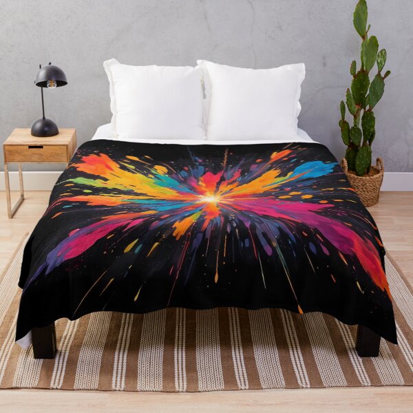 Item preview, Dark Abstract Colorful Explosion designed and sold by papi1998.