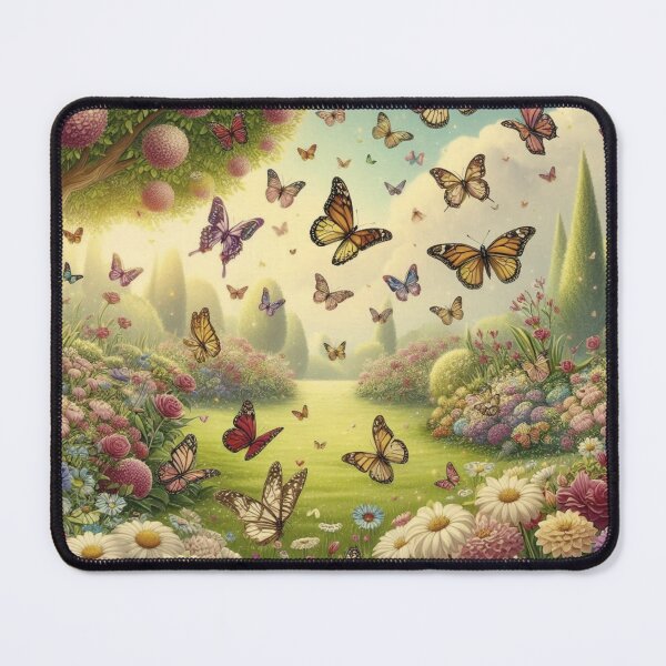 Item preview, A Colorful Garden of Springtime Butterflies designed and sold by choder61.