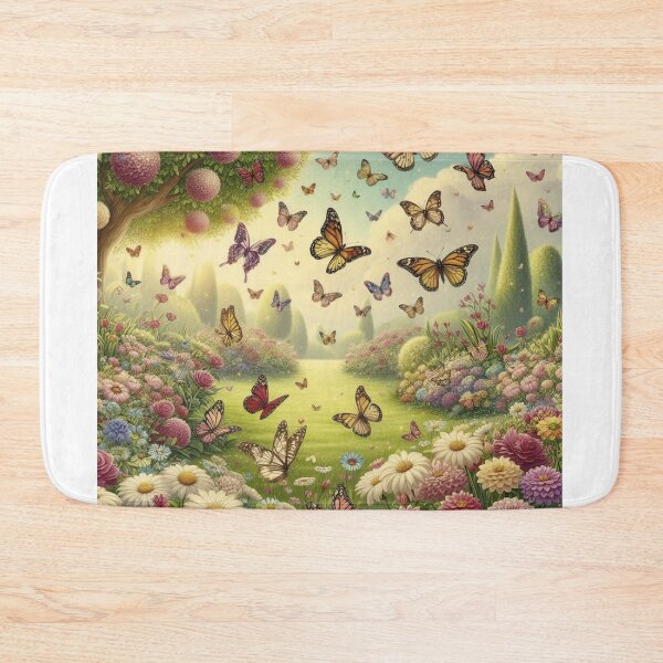 Item preview, A Colorful Garden of Springtime Butterflies designed and sold by choder61.